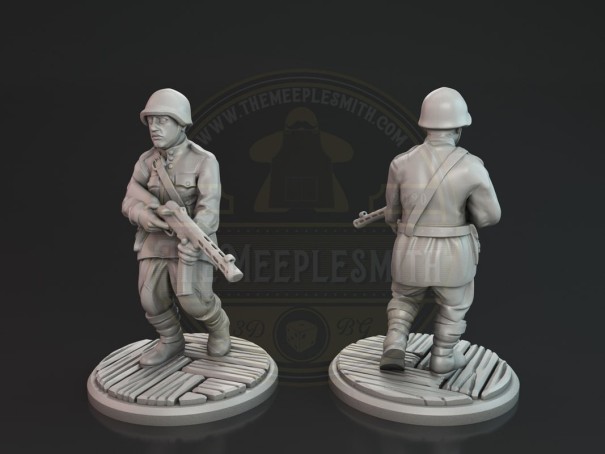 Russian soldier 4 miniature