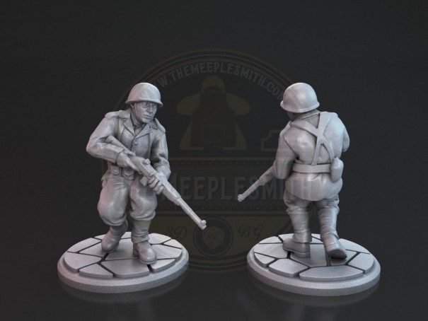 USA soldier 2 miniature