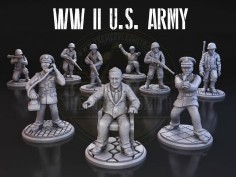 Miniaturas del Ejército de EE. UU. (pack de 9 miniaturas)