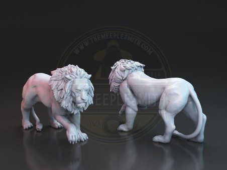 Gladiator lion miniature