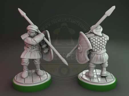 Persian soldier 6 miniature