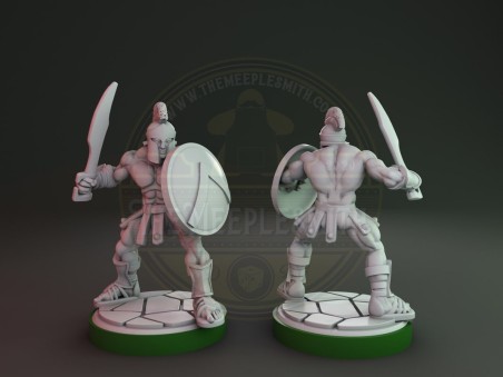 Spartan soldier 1 miniature