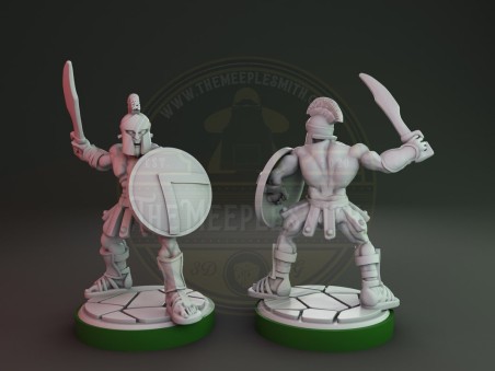 Spartan soldier 4 miniature
