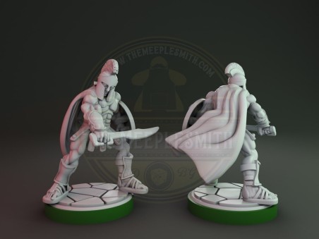 Spartan soldier 5 miniature