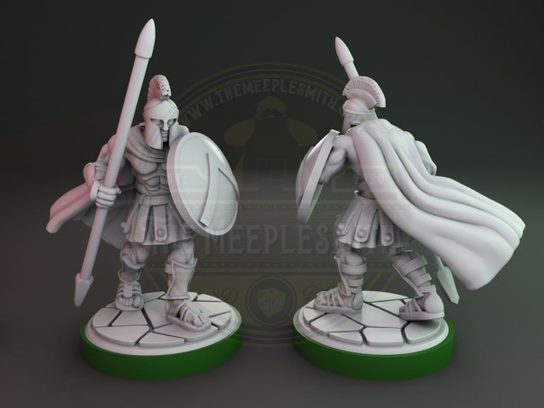 Spartan spear  soldier 4 miniature