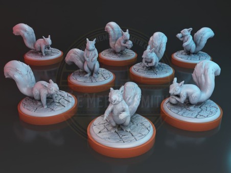 Aliadoss Unmatched: Ardillas para Squirrel Girl (pack de 8 unidades)