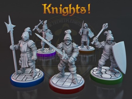 Miniaturas de caballeros