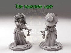 Miniatura de la Dama Desmayada