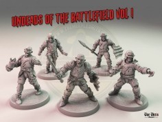 Miniaturas de No Muertos del Campo de Batalla Vol. 1