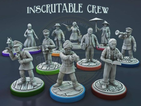 Inscrutable Crew miniatures
