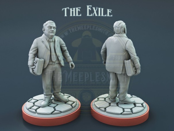 The Exile miniature from Inscrutable Crew