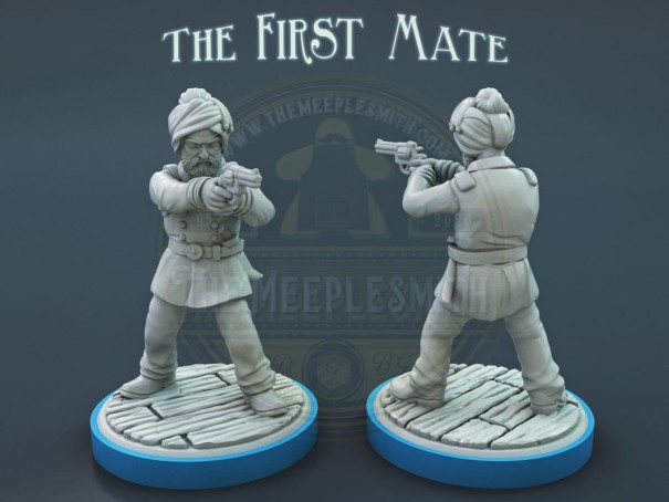 The First Mate miniature from Inscrutable Crew