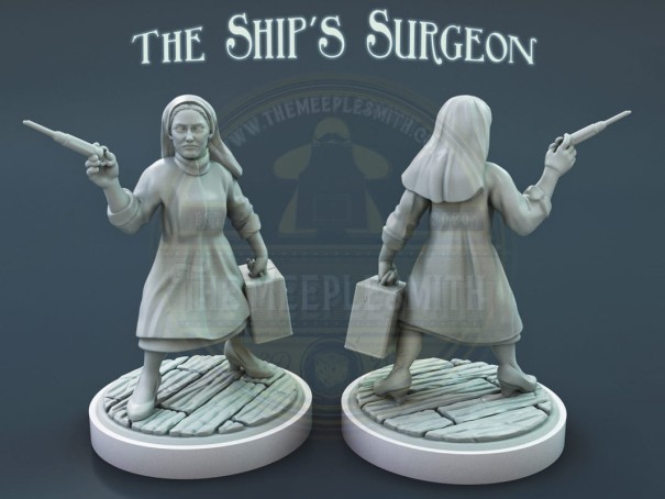 The Ship´s surgeon miniature from Inscrutable Crew