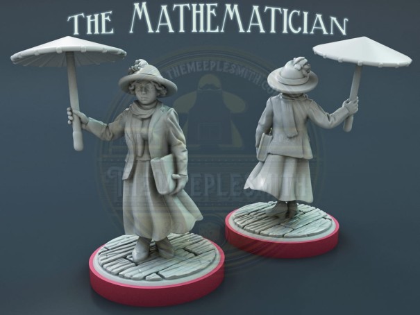 The Mathematician miniature from Inscrutable Crew