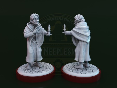 Unmatched sidekick Huntsman, Little Red Riding & Grandma miniature for Little Red Riding (pack of 3 minis)