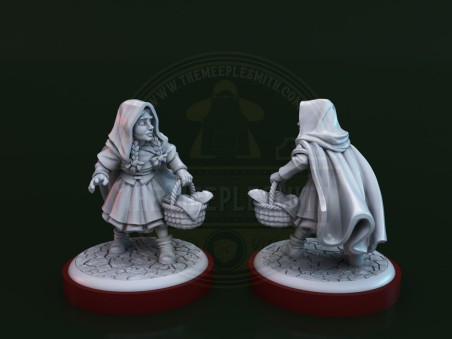 Unmatched sidekick Little Red Riding miniature for Little Red Riding