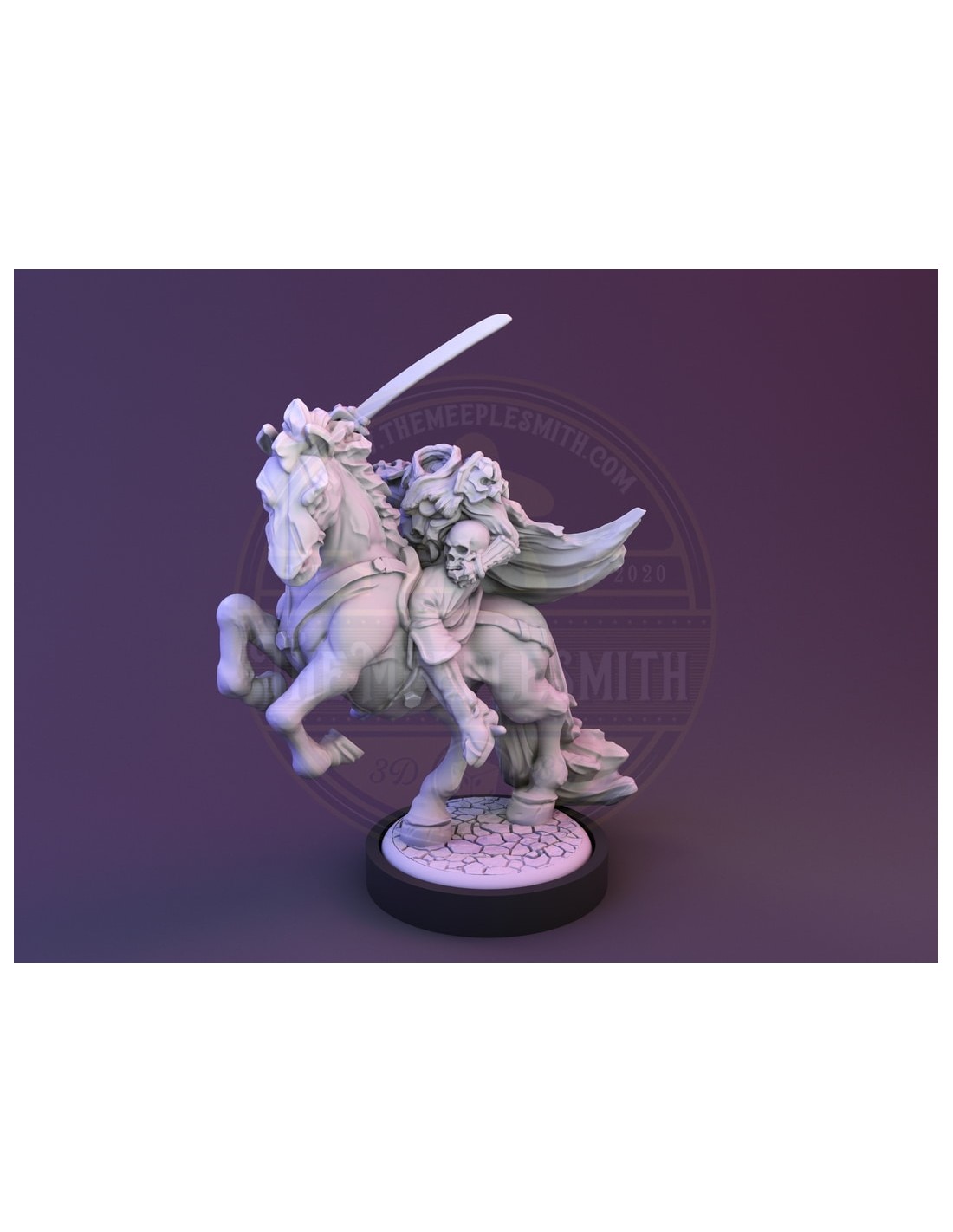 headless-horseman-miniature-size-36mm-for-28mm-minis