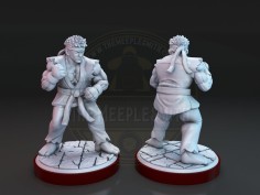 Miniaturas de combate Kryu VS Sagaz 2