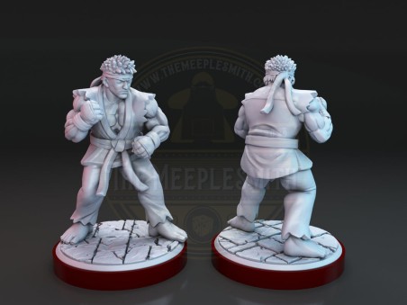 Kryu VS Sagaz fighting miniatures