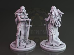 Miniatura de la Mujer Fantástica "Boudica"