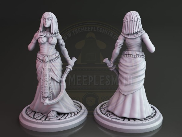 Fantasy Woman "Cleopatra Kopesh" miniature