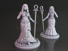 Miniatura de Fantasía "Cleopatra con Bastón"