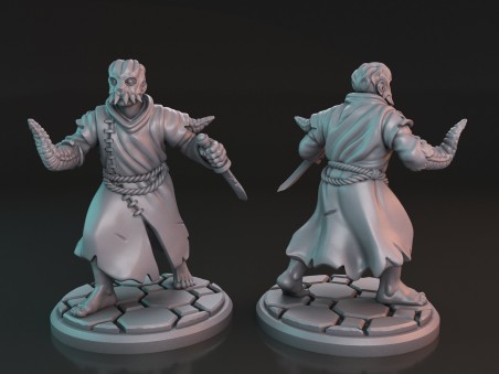 The Dunwich Corrupted Cultist V1 miniatures