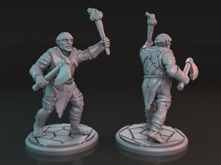 The Dunwich Corrupted Cultist V1 miniatures