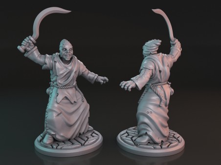 The Dunwich Corrupted Cultist V1 miniatures