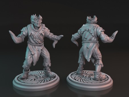 The Dunwich Corrupted Cultist V1 miniatures