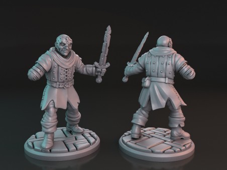 The Dunwich Corrupted Cultist V1 miniatures