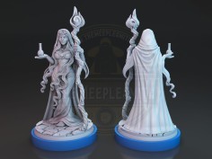 Miniatura de la Elfa Bruja Blanca