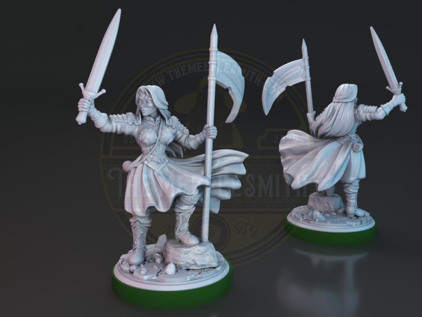 The Lady Warrior miniature