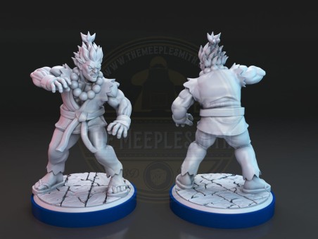 Takuma VS Kenny fighting miniatures