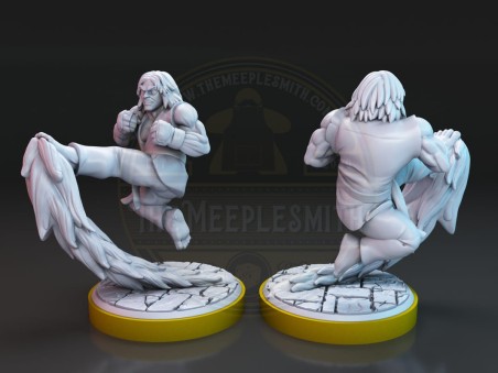 Takuma VS Kenny fighting miniatures