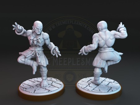 Shaldim VS Chulin fighting miniatures