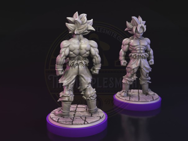 Goku ultra-instinct miniature