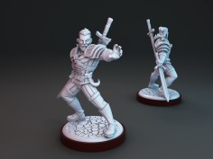 Miniatura de Geralt de "El contrato del hechicero" 2