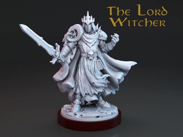 The Lord Witcher miniature
