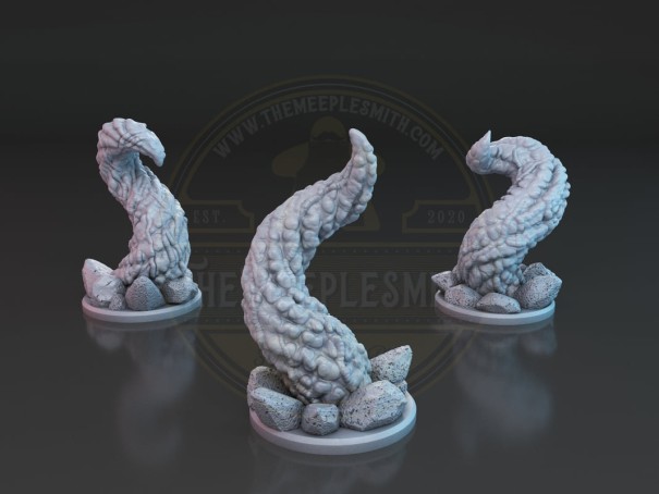 Tentacles V2 from the deep miniatures (Pack of 3 minis)
