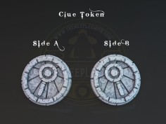 Fichas dobles de Clue (Paquete de 5 unidades)