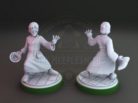Miniatura de dibujo animado de Dungeons and Dragons