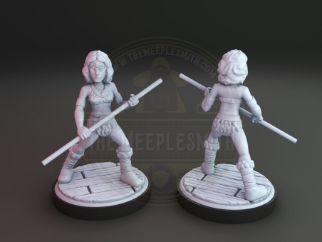 Miniatura de dibujo animado de Dungeons and Dragons