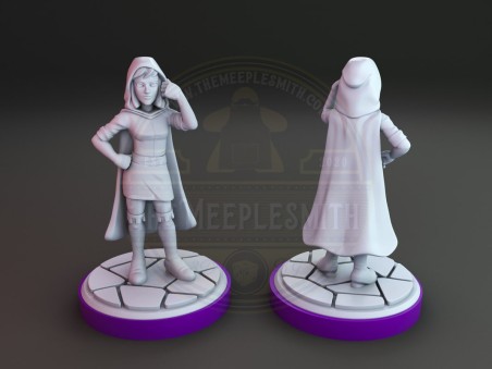 Miniatura de dibujo animado de Dungeons and Dragons