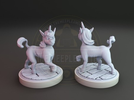 Miniatura de dibujo animado de Dungeons and Dragons