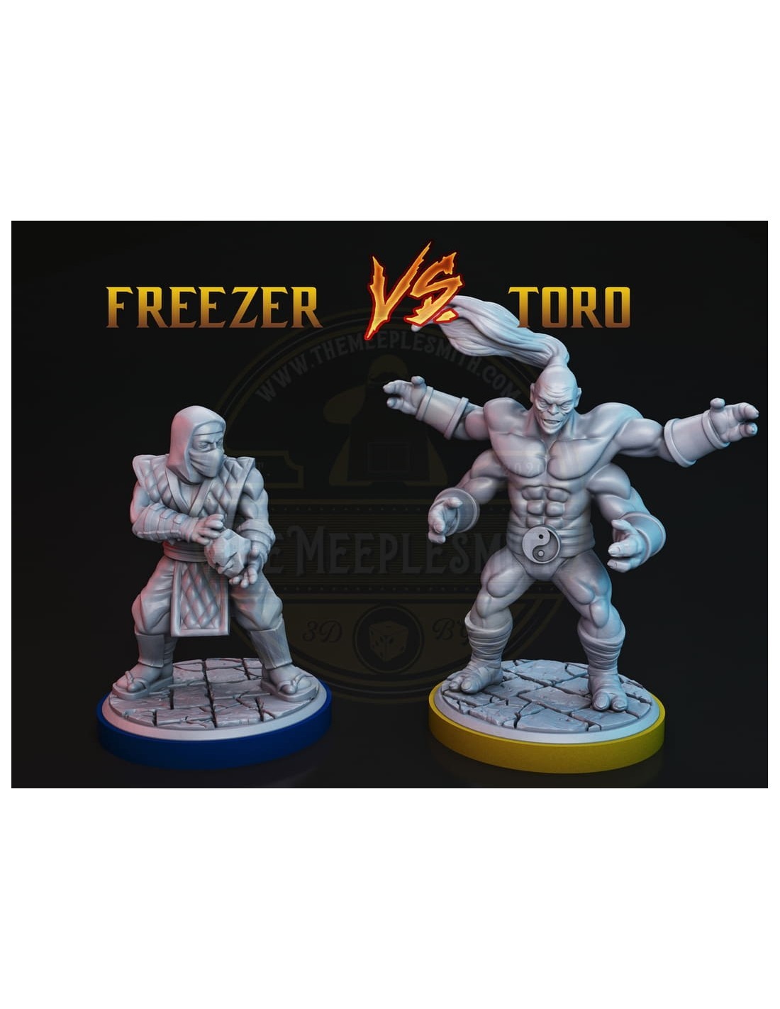 Freezer VS Toro fighting miniatures Size 28mm Character Pack of 2 minis