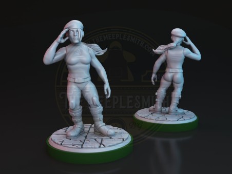 Xonia VS Tirana fighting miniatures