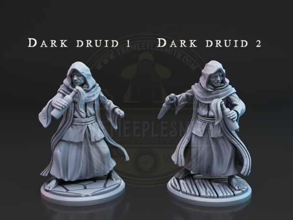 Dark Druid miniatures