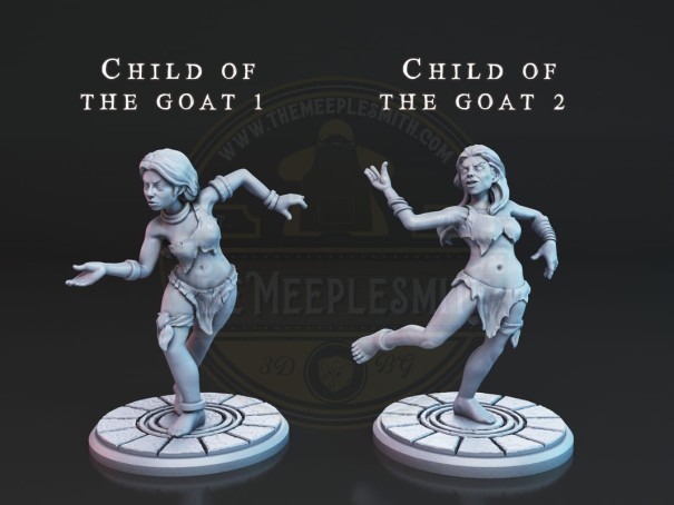 Child of the goat miniatures