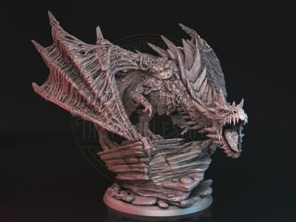 Corrupted Dragon miniature